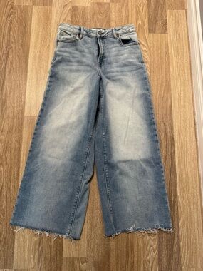 Light Blue Wide-Leg Women's Jeans